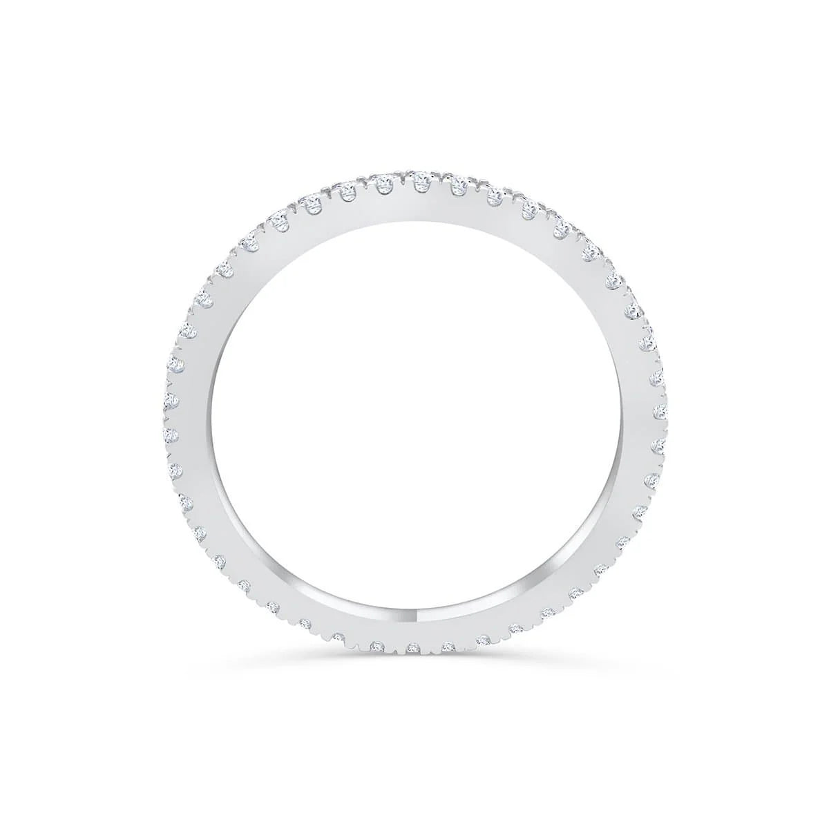 Infinite - Eternity Moissanite Band