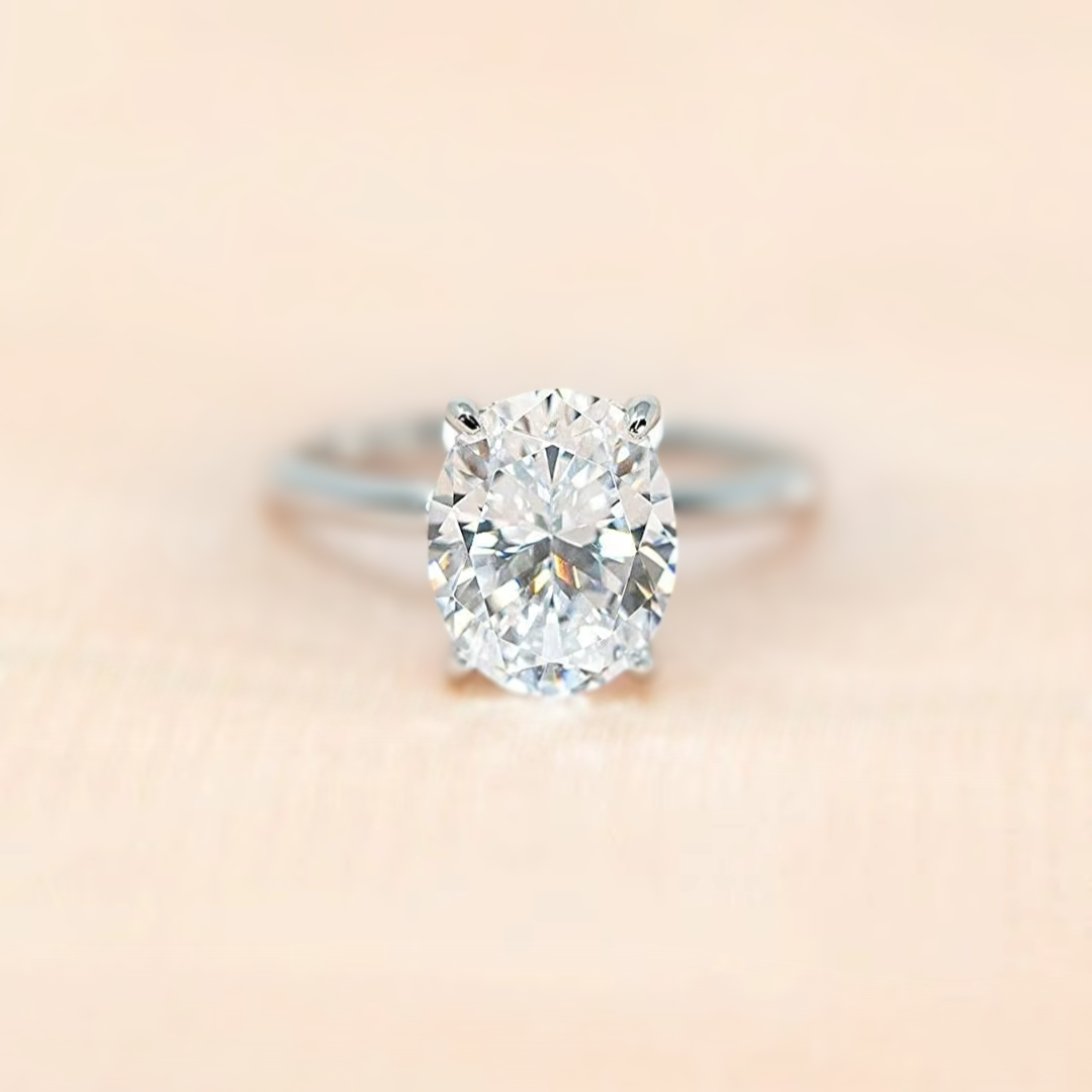Bliss - 3 CT Oval Cut Solitaire