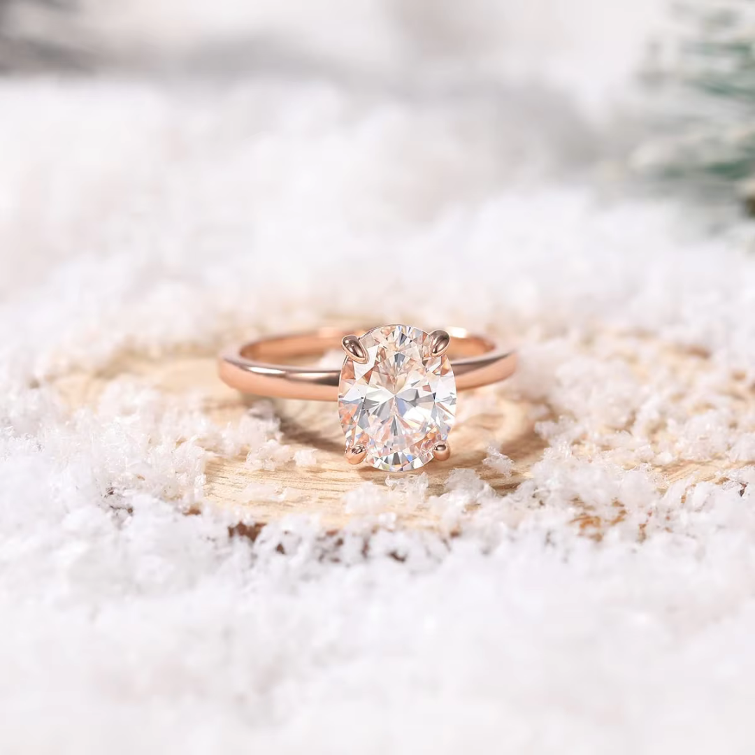 Bliss - 3 CT Oval Cut Solitaire