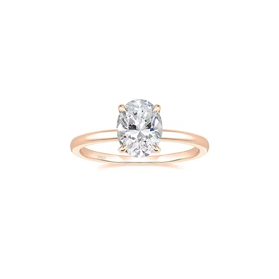 Bliss - 3 CT Oval Cut Solitaire