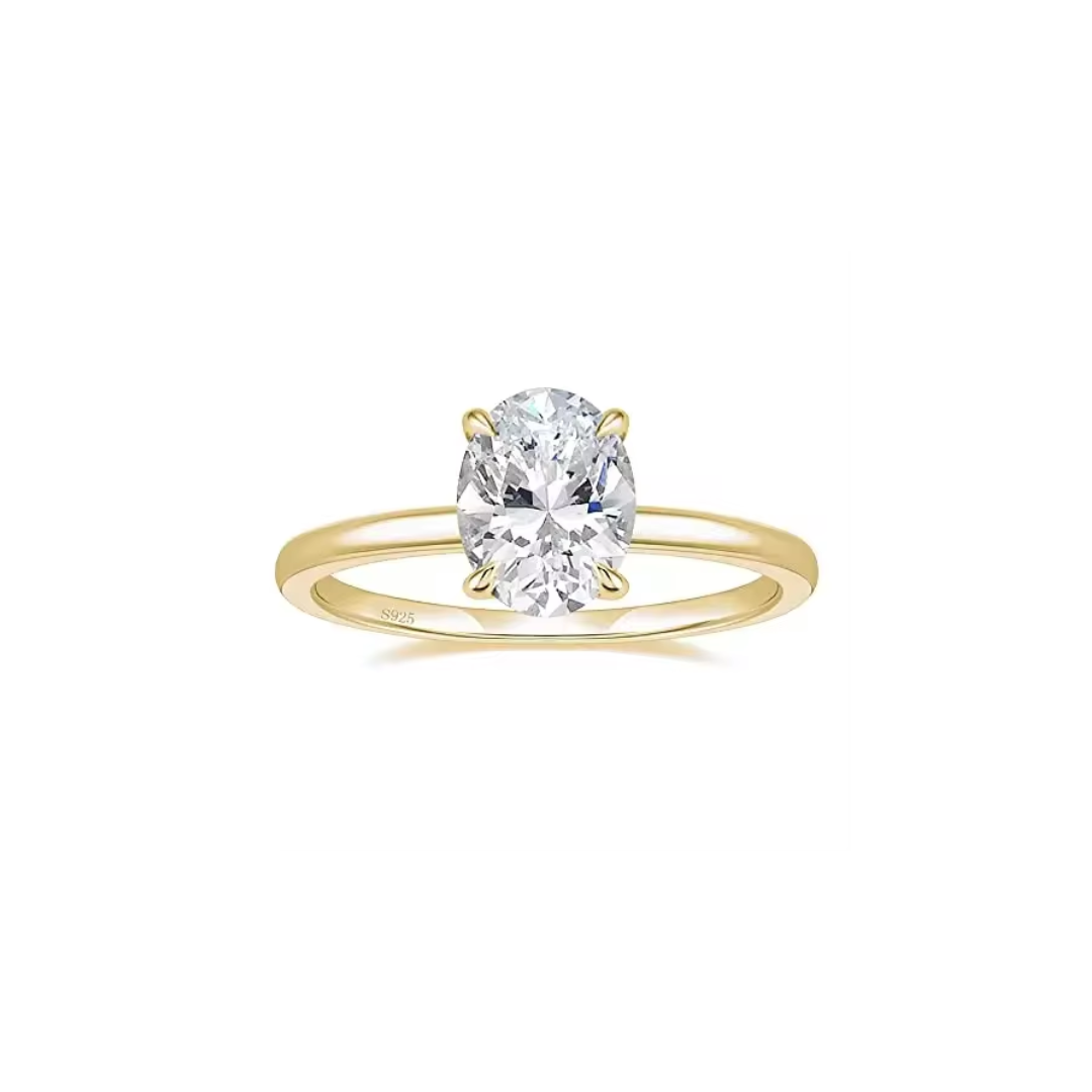 Bliss - 3 CT Oval Cut Solitaire