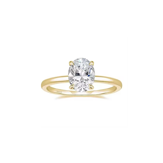 Bliss - 3 CT Oval Cut Solitaire