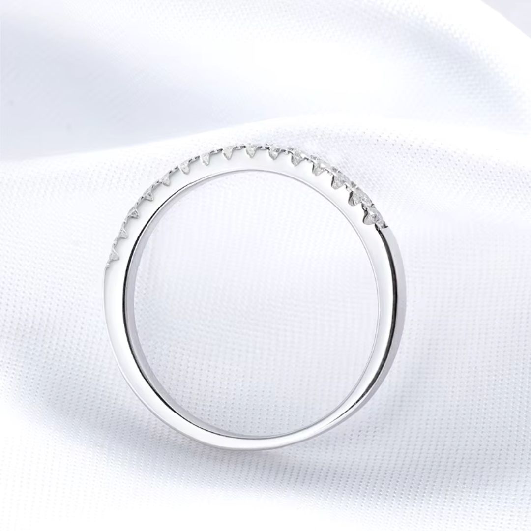 Unity - Half Eternity Moissanite Band