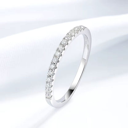 Unity - Half Eternity Moissanite Band