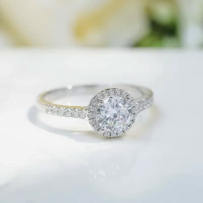 Ruth - 1.25CT Round Cut Halo