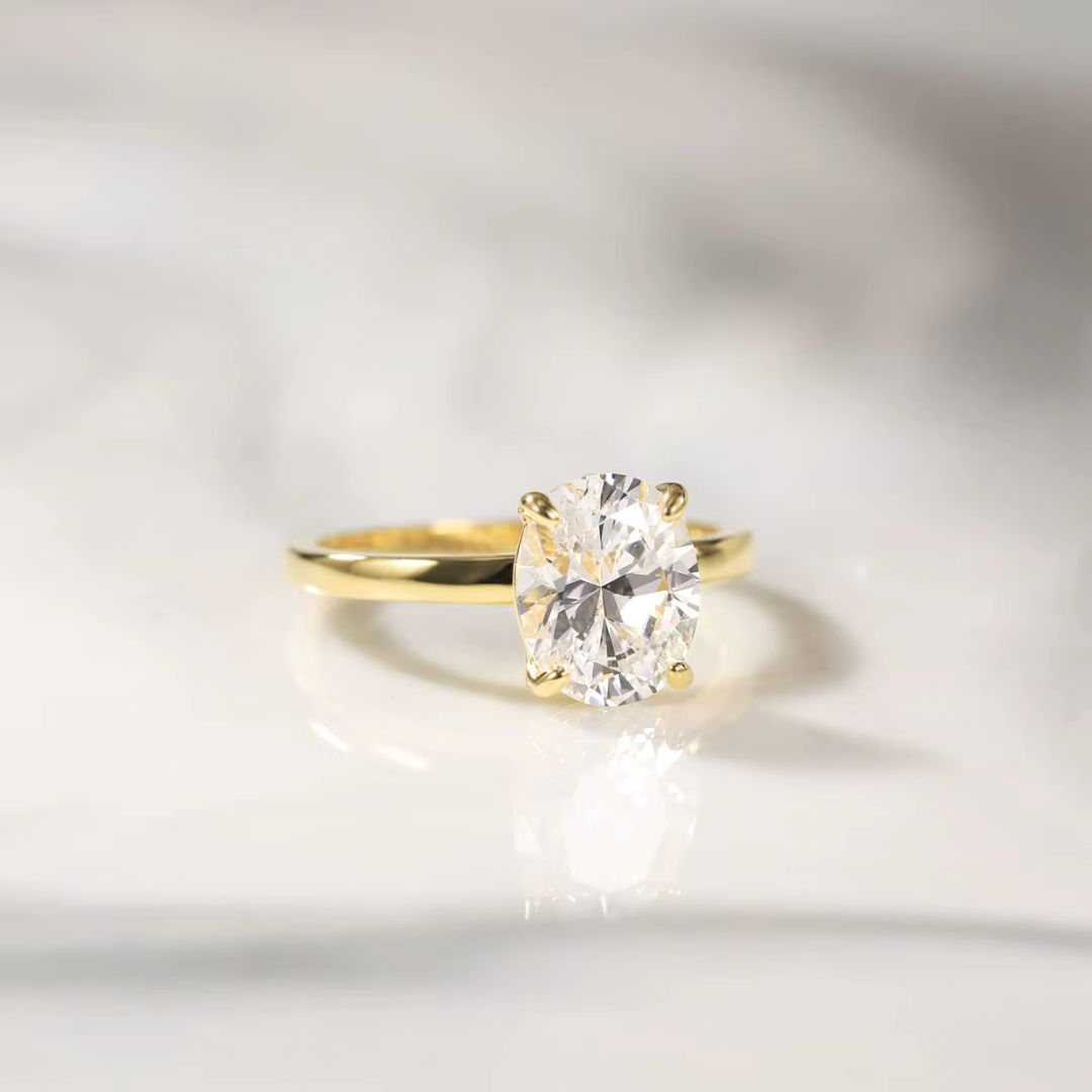 Bliss - 3 CT Oval Cut Solitaire