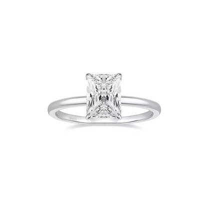Camilla - 3CT Radiant Cut Hidden Halo Solitaire