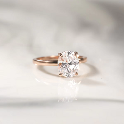 Bliss - 3 CT Oval Cut Solitaire