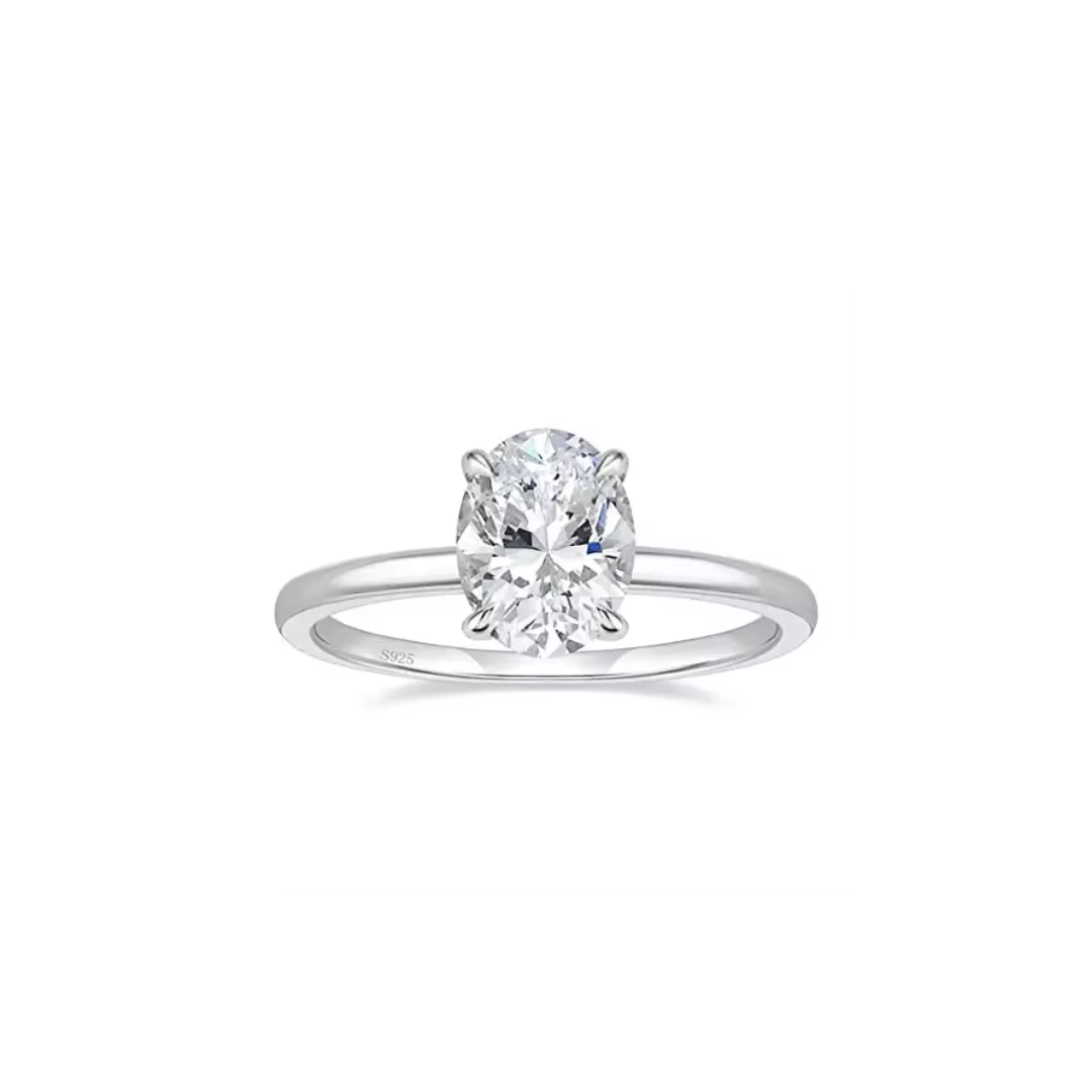 Bliss - 3 CT Oval Cut Solitaire